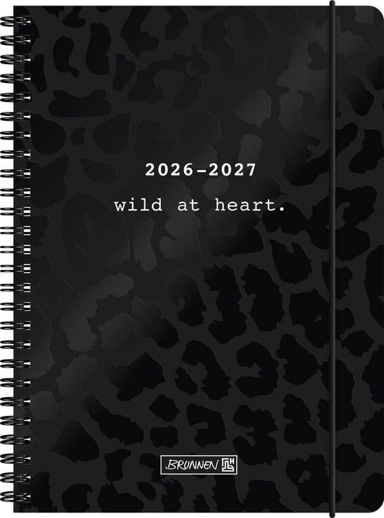 Produktbild: Sch&uuml;lerkalender 2026/2027 "BLACK" | A5, Papier