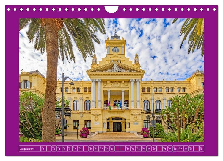 Produktbild: Ein Herz f&uuml;r M&aacute;laga (Wandkalender 2026 DIN A4 quer), CALVENDO Monatskalender