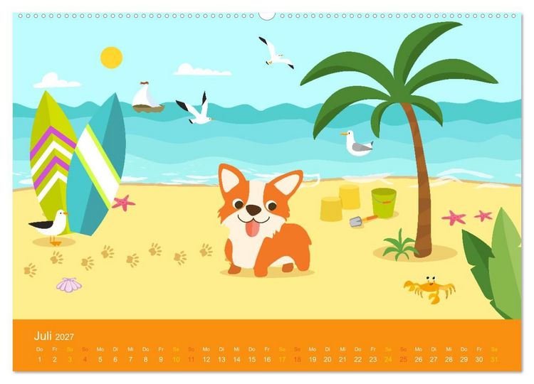 Produktbild: S&uuml;&szlig;e Tierkinder (hochwertiger Premium Wandkalender 2027 DIN A2 quer), Kunstdruck in Hochglanz