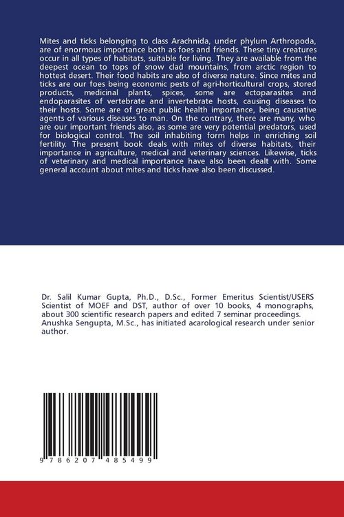 Produktbild: Mites and Ticks (Acari): Our Foes and Friends