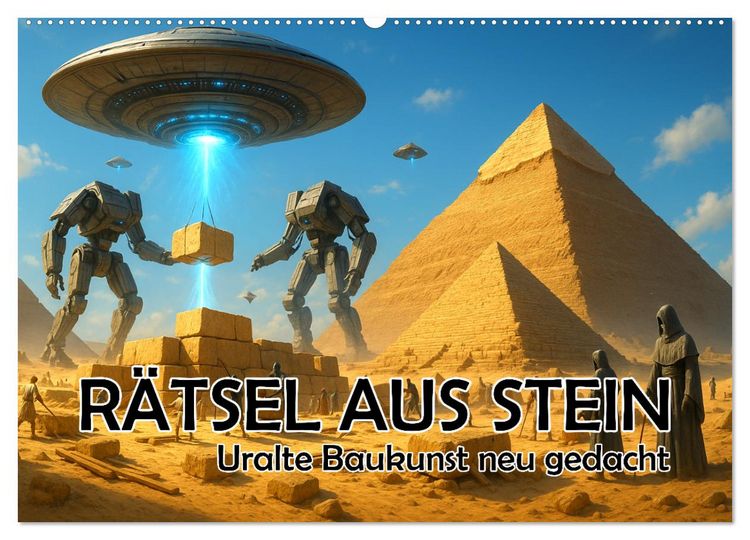 Produktbild: R&auml;tsel aus Stein - Uralte Baukunst neu gedacht (Wandkalender 2026 DIN A2 quer), CALVENDO Monatskalender