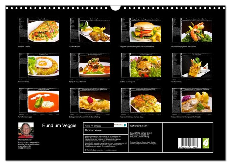 Produktbild: Rund um Veggie (Wandkalender 2026 DIN A3 quer), CALVENDO Monatskalender