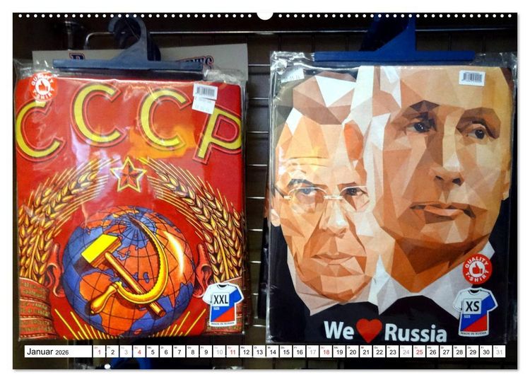 Produktbild: Back to the USSR - Sowjet-Nostalgie in Russland (hochwertiger Premium Wandkalender 2026 DIN A2 quer), Kunstdruck in Hochglanz