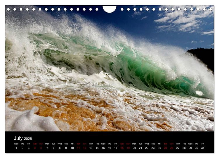 Produktbild: Cornish Surf and Storms (Wall Calendar 2026 DIN A4 landscape), CALVENDO 12 Month Wall Calendar