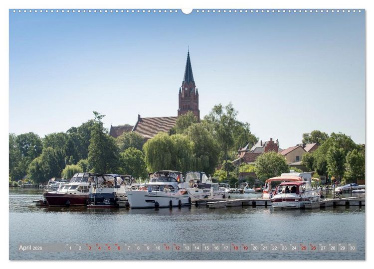Produktbild: Hausbooturlaub Deutschland - Mecklenburgische Seenplatte (Wandkalender 2026 DIN A2 quer), CALVENDO Monatskalender