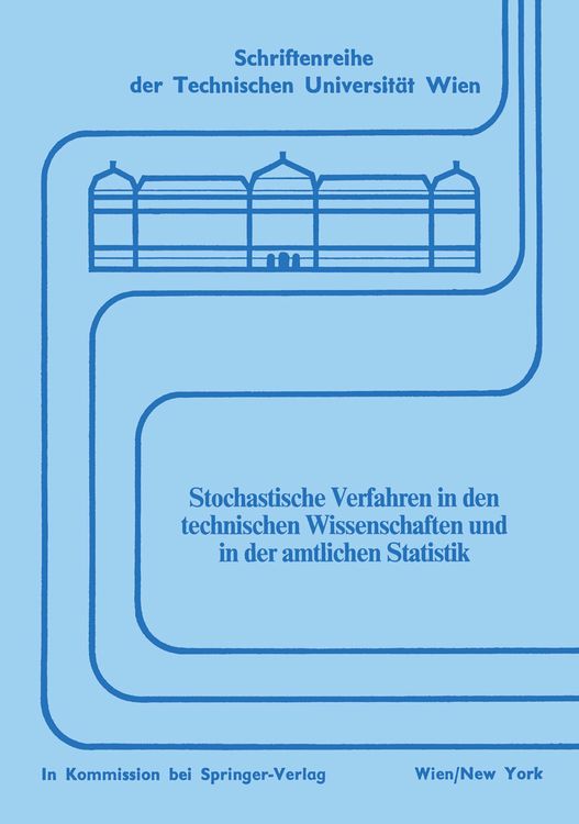 Produktbild: Stochastische Verfahren in den technischen Wissenschaften und in der amtlichen Statistik