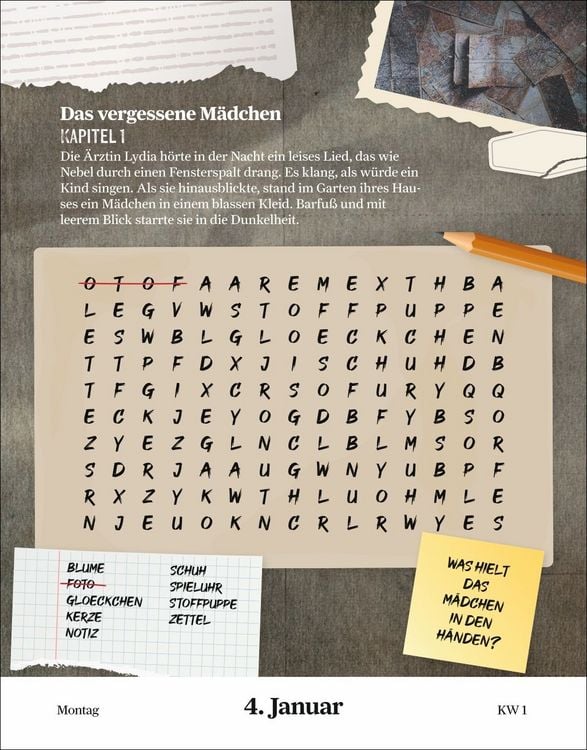 Produktbild: Stefan Heine Der paranormale Escape-Kalender 2027