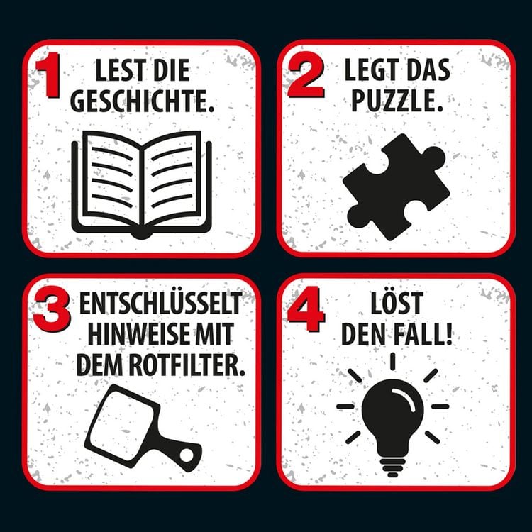Produktbild: Krimipuzzle Die drei ??? Kids Spuk auf dem Schulfest