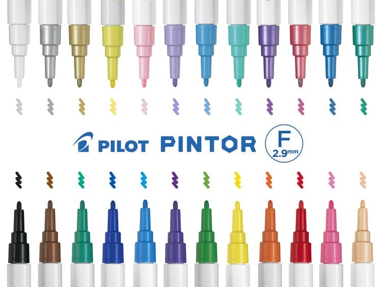 Produktbild: PILOT Marker Pintor FUN fein 6er Set