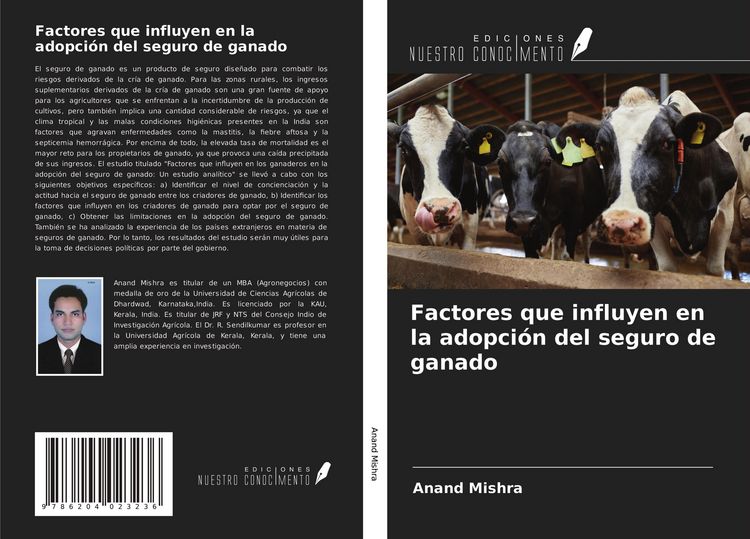Produktbild: Factores que influyen en la adopci&oacute;n del seguro de ganado