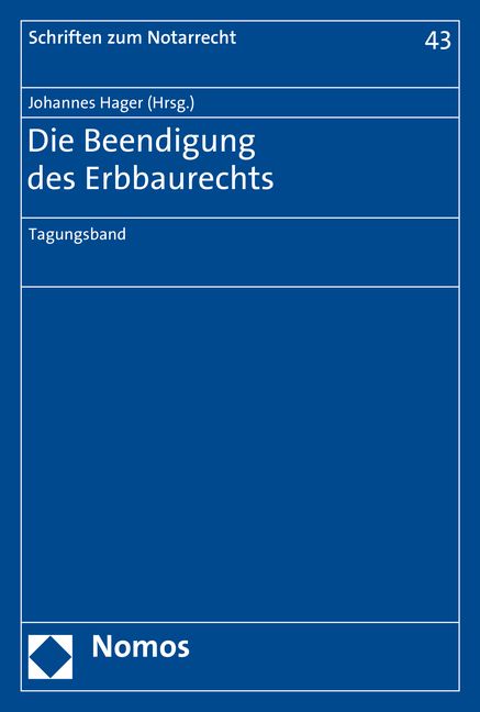 Produktbild: Die Beendigung des Erbbaurechts