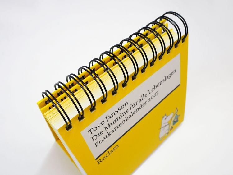Produktbild: Die Mumins f&uuml;r alle Lebenslagen. Postkartenkalender 2027