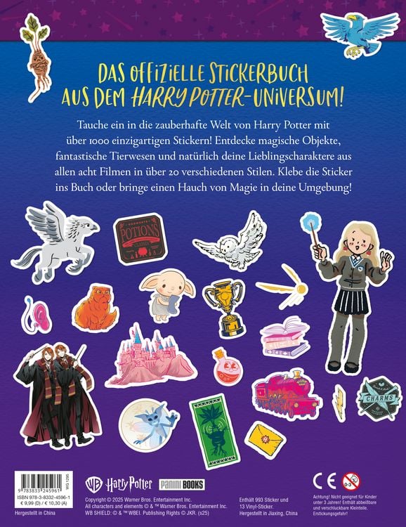 Produktbild: Aus den Filmen zu Harry Potter: Das offizielle Stickerbuch