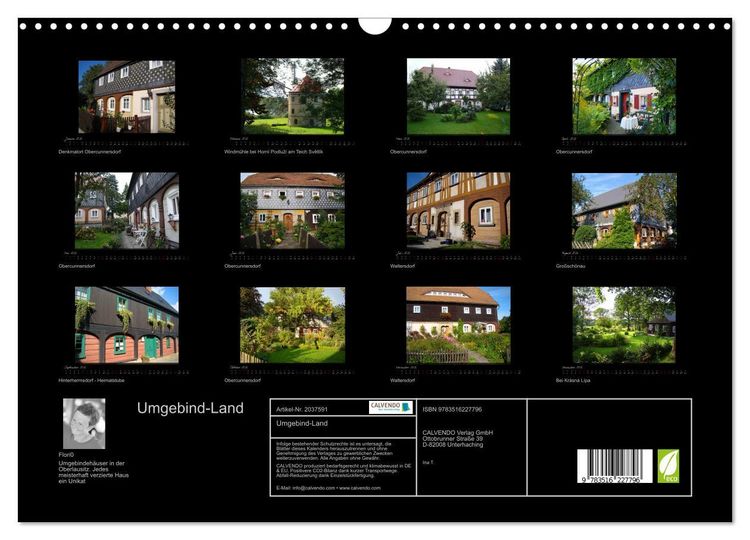 Produktbild: Umgebind-Land (Wandkalender 2026 DIN A3 quer), CALVENDO Monatskalender