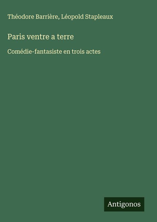 Produktbild: Paris ventre a terre