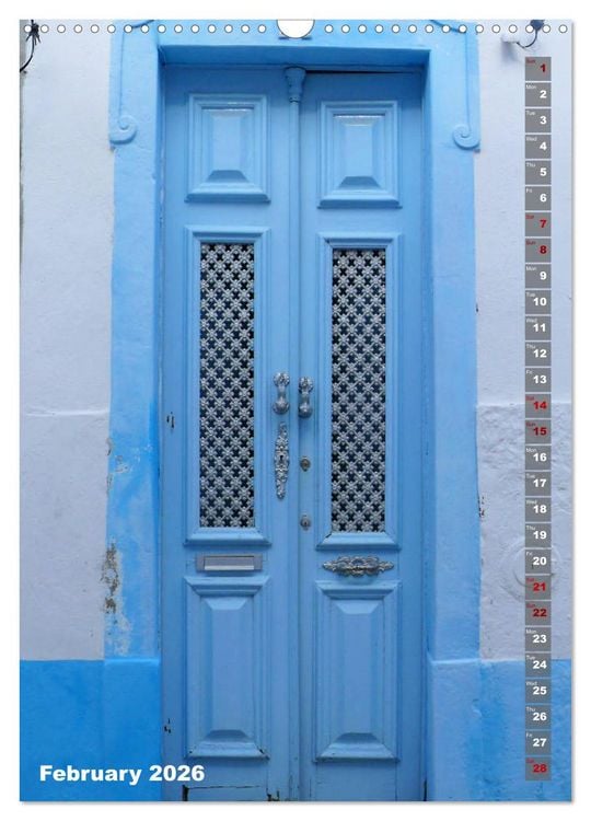 Produktbild: antique doors around europe (Wall Calendar 2026 DIN A3 portrait), CALVENDO 12 Month Wall Calendar