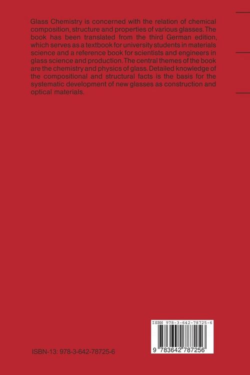 Produktbild: Glass Chemistry