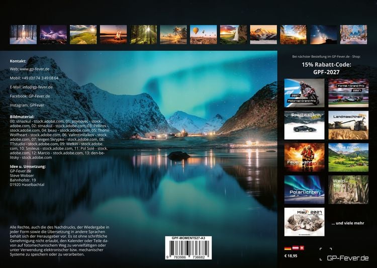 Produktbild: Moments - wundervolle Momentaufnahmen - 2027 - Kalender DIN A3