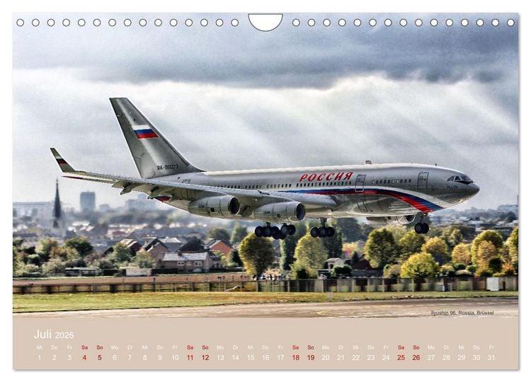 Produktbild: Art of Aviation - Kunstvolle Flugzeuge (Wandkalender 2026 DIN A4 quer), CALVENDO Monatskalender