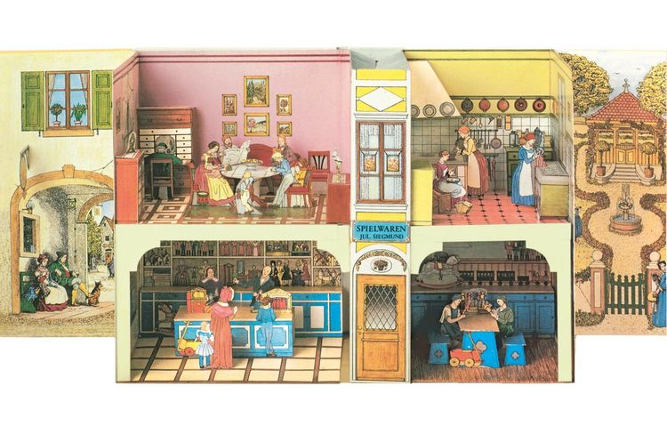 Produktbild: Das Biedermeier-Spielzeughaus