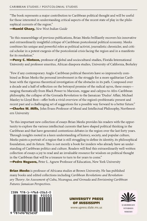 Produktbild: Critical Interventions in Caribbean Politics and Theory
