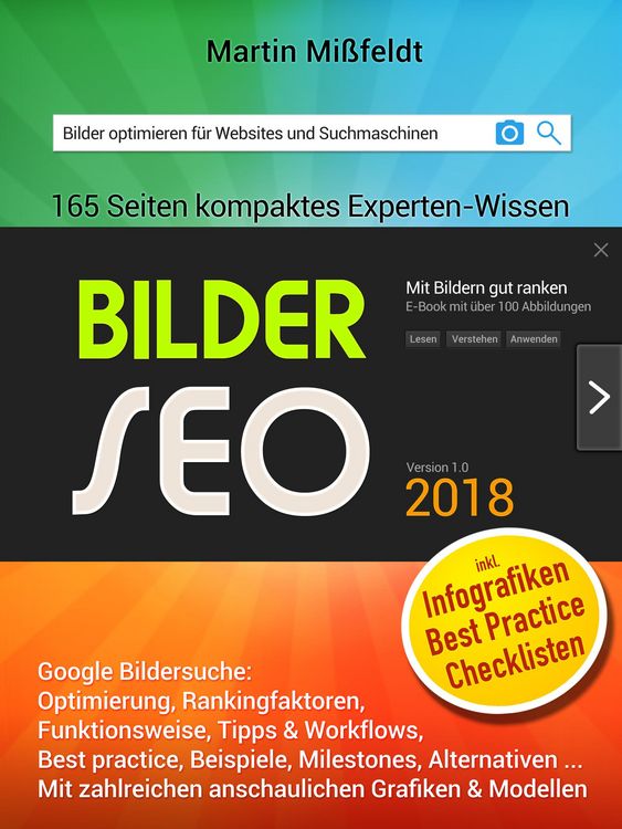 Produktbild: Bilder SEO 2018 - Suchmaschinenoptimierung f&uuml;r Bilder