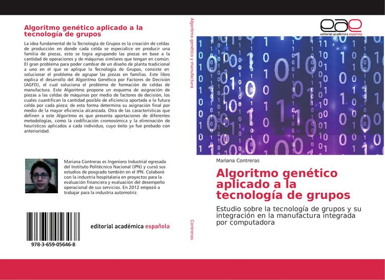 Produktbild: Algoritmo gen&eacute;tico aplicado a la tecnolog&iacute;a de grupos