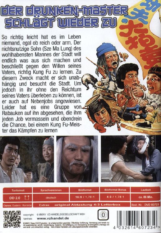 Produktbild: Der Drunken-Master schl&auml;gt wieder zu - The Drunken Master/Das Original