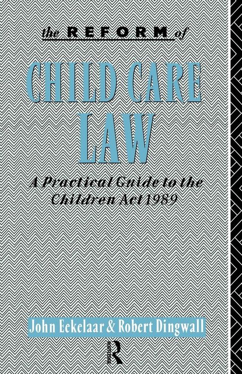 Produktbild: The Reform of Child Care Law