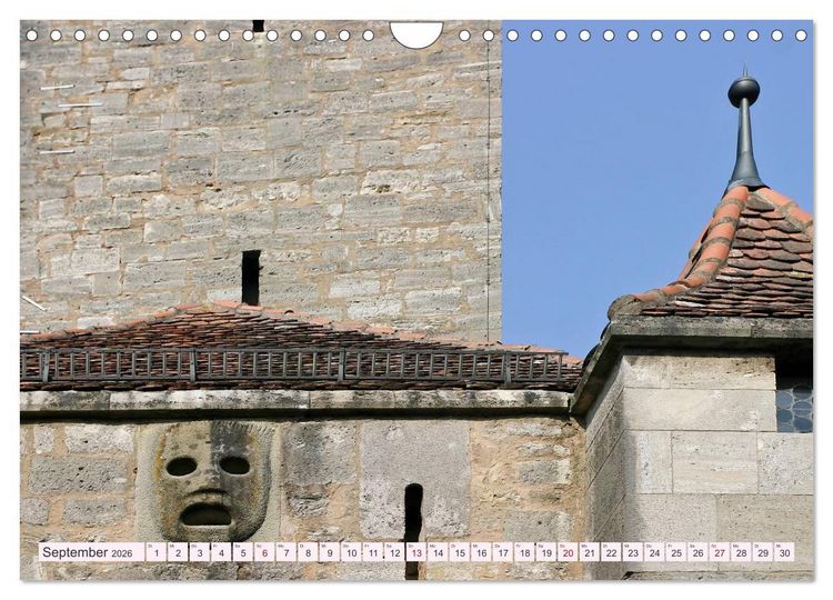 Produktbild: Romantisches Rothenburg ob der Tauber (Wandkalender 2026 DIN A4 quer), CALVENDO Monatskalender