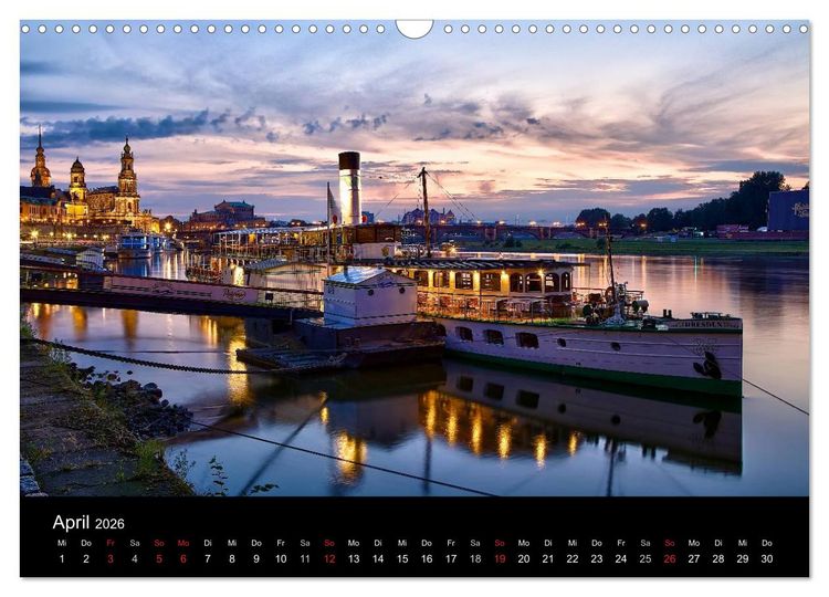 Produktbild: Dresden 2026 (Wandkalender 2026 DIN A3 quer), CALVENDO Monatskalender