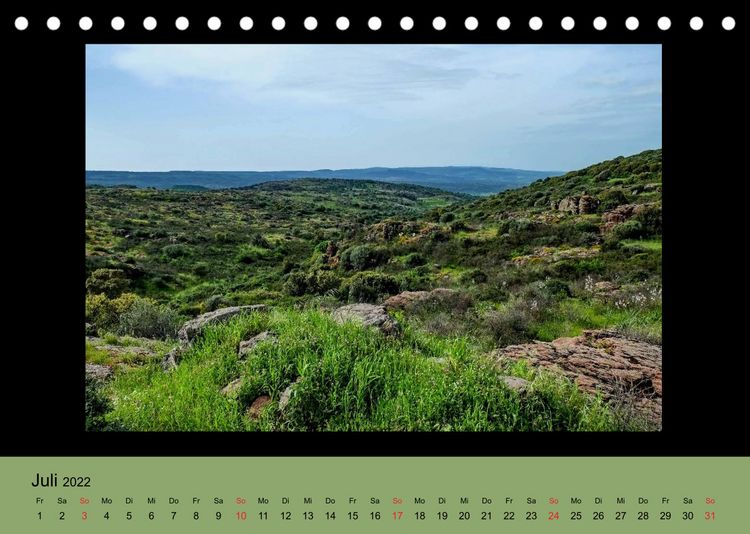 Produktbild: Sardische Landschaften (Tischkalender 2022 DIN A5 quer)