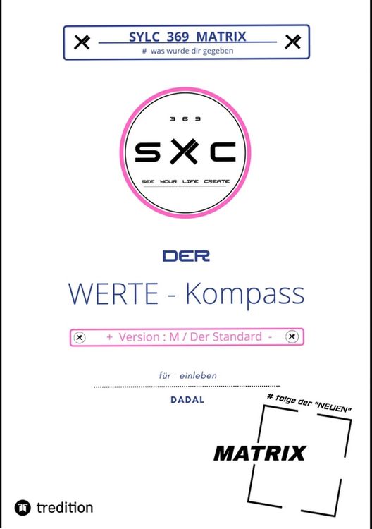 Produktbild: SYLC 369 MATRIX : Der WERTE - Kompass / Version : M / Der Standard