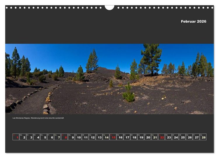 Produktbild: Teneriffa im Panorama (Wandkalender 2026 DIN A3 quer), CALVENDO Monatskalender