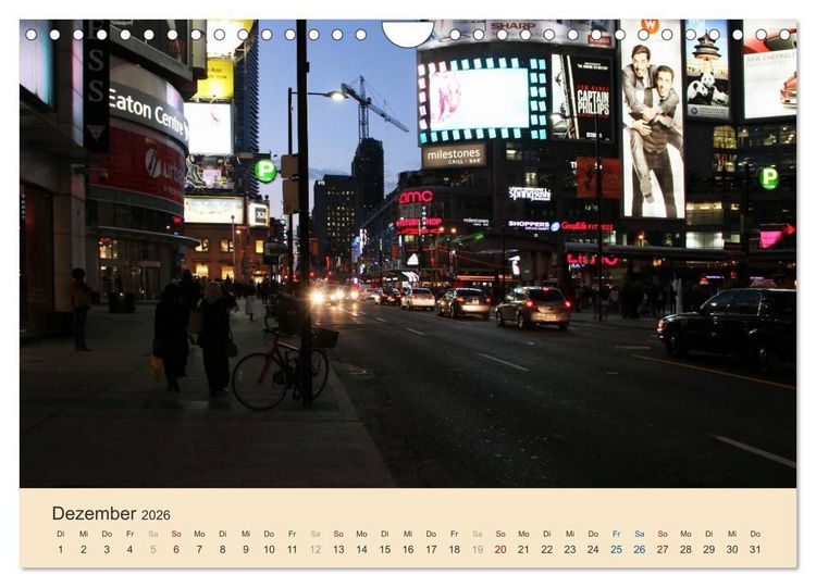 Produktbild: Toronto - Metropole in Ostkanada (Wandkalender 2026 DIN A4 quer), CALVENDO Monatskalender