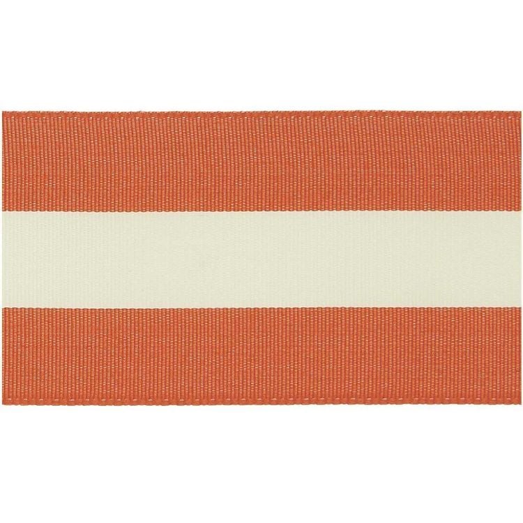 Produktbild: Webband Duo Streifen, Orange/Gelb, 58 mm x 3 m