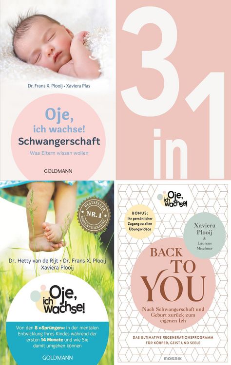 Produktbild: Oje, ich wachse!: Schwangerschaft / 8 Spr&uuml;nge / Back to you (3in1 Bundle)