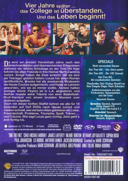 Produktbild: One Tree Hill - Staffel 5 [5 DVDs]