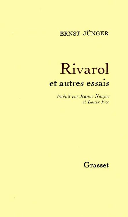 Produktbild: Rivarol et autres essais