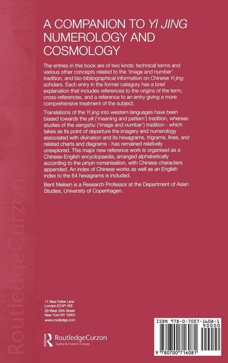 Produktbild: A Companion to Yi jing Numerology and Cosmology