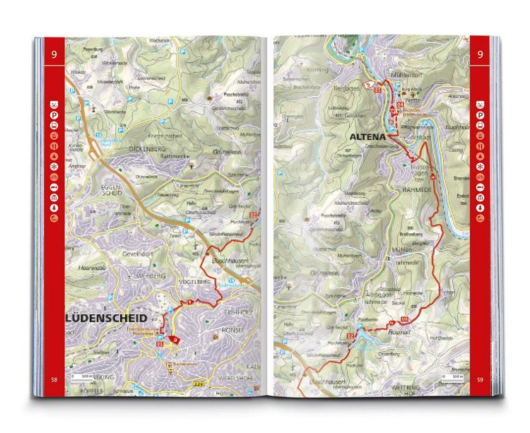 Produktbild: KOMPASS Wanderf&uuml;hrer Sauerland mit Rothaarsteig, 50 Touren
