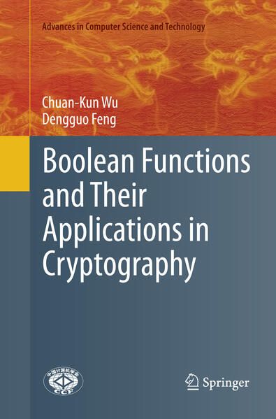 Produktbild: Boolean Functions and Their Applications in Cryptography