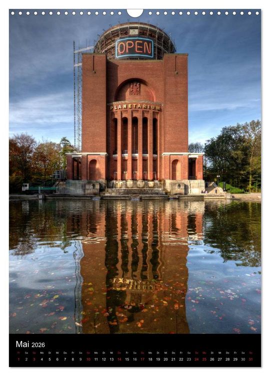 Produktbild: Hamburg im Hochformat (Wandkalender 2026 DIN A3 hoch), CALVENDO Monatskalender