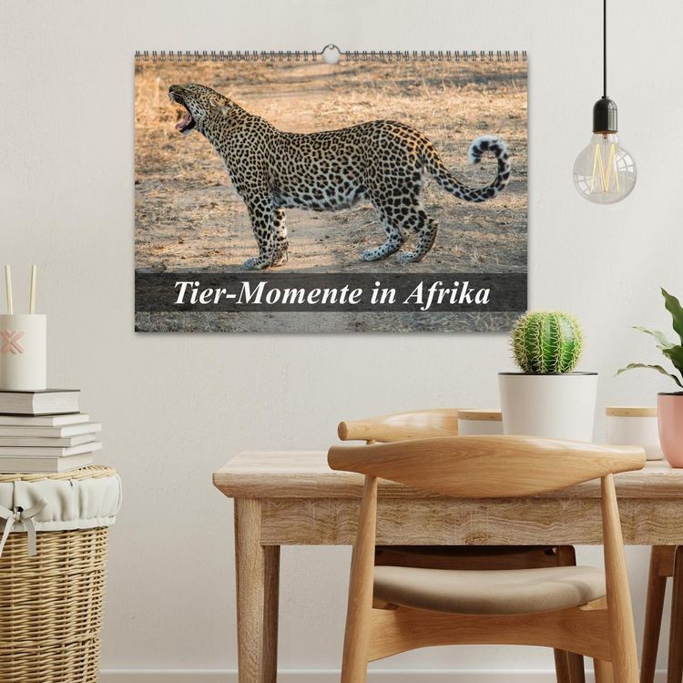Produktbild: Tier-Momente in Afrika (Wandkalender 2026 DIN A3 quer), CALVENDO Monatskalender