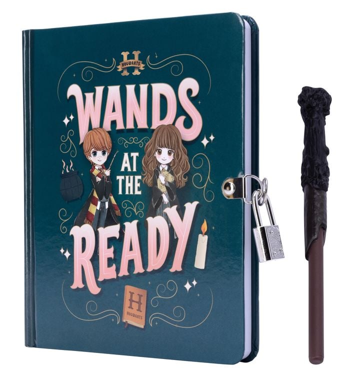 Produktbild: Harry Potter: Wands at the Ready Lock & Key Diary