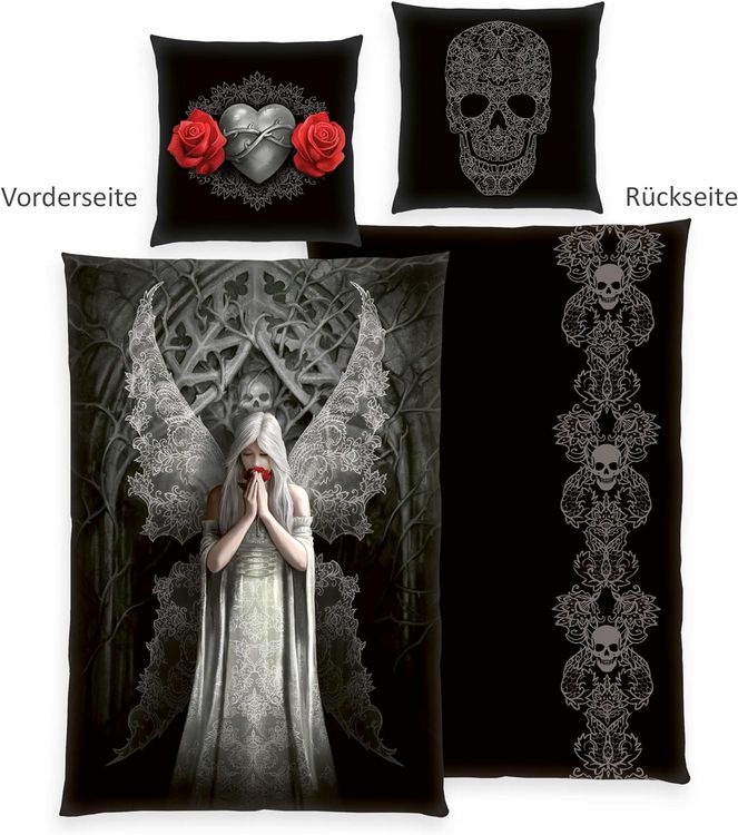 Produktbild: Herding 4481223050 - Bettw&auml;sche Anne Stokes, Baumwolle/Renforc&eacute;, 80x80/135x200 cm