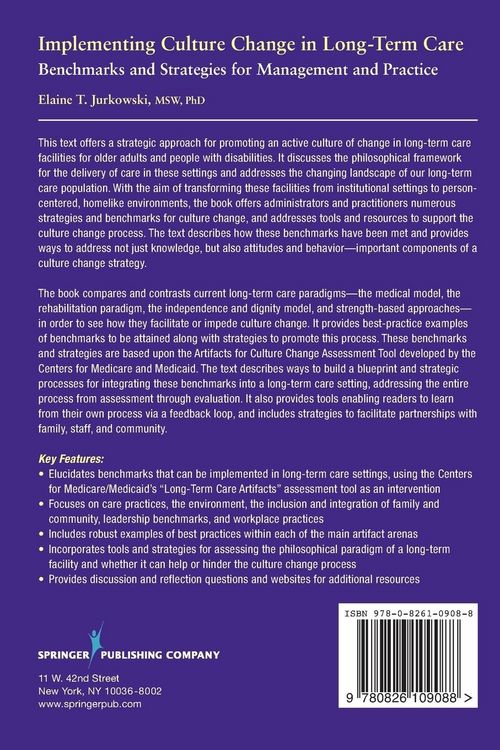 Produktbild: Implementing Culture Change in Long-Term Care