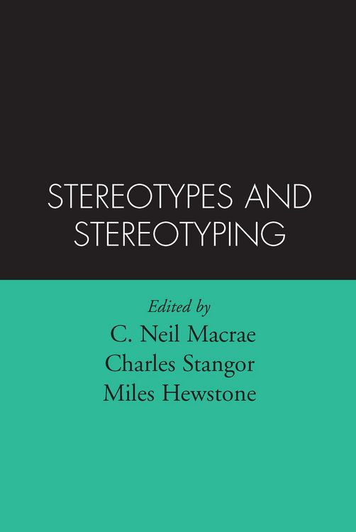 Produktbild: Stereotypes and Stereotyping