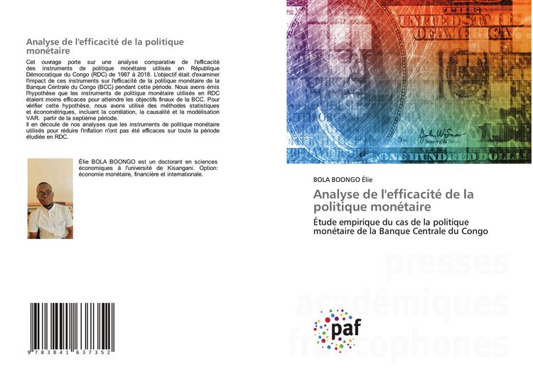 Produktbild: Analyse de l'efficacit&eacute; de la politique mon&eacute;taire