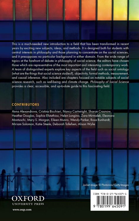 Produktbild: PHILOSOPHY OF SOCIAL SCIENCE C